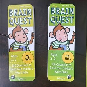 Brain Quest Smart Cards, ages 2-3
